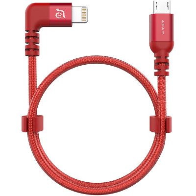 456 CABLE LIGHTNING TO USB A 20CM RED