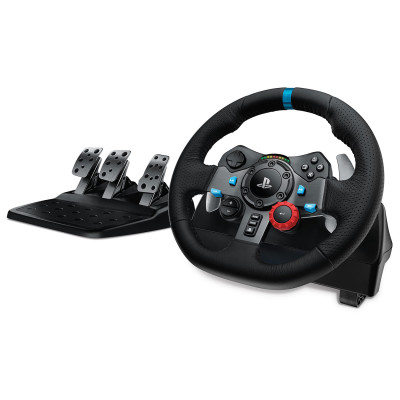 G29 STEERING WHEEL AND PEDAL SET FOR PS4 DRIVING FORCE