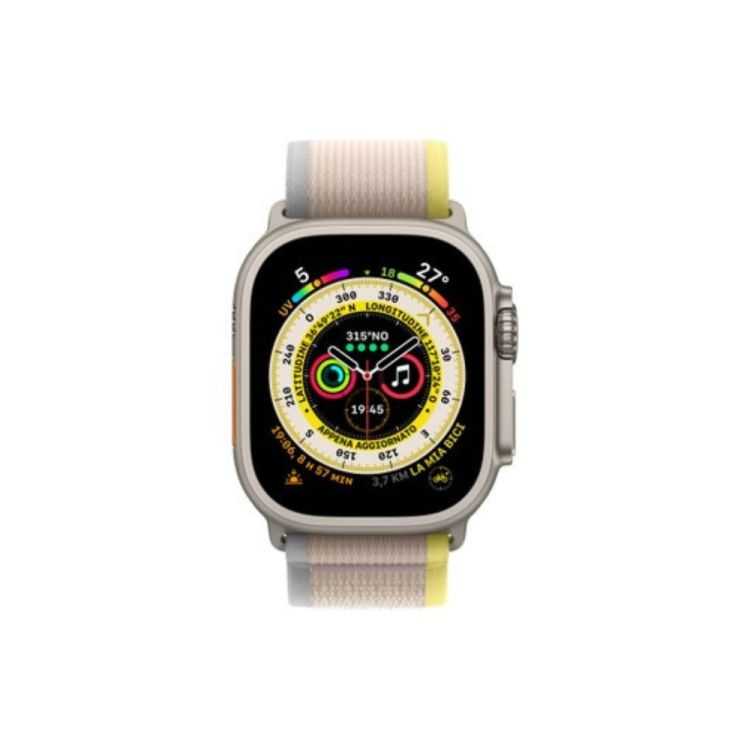 APPLE WATCH SÉRIE ULTRA 49MM TITANIUM BEGE AMARELO