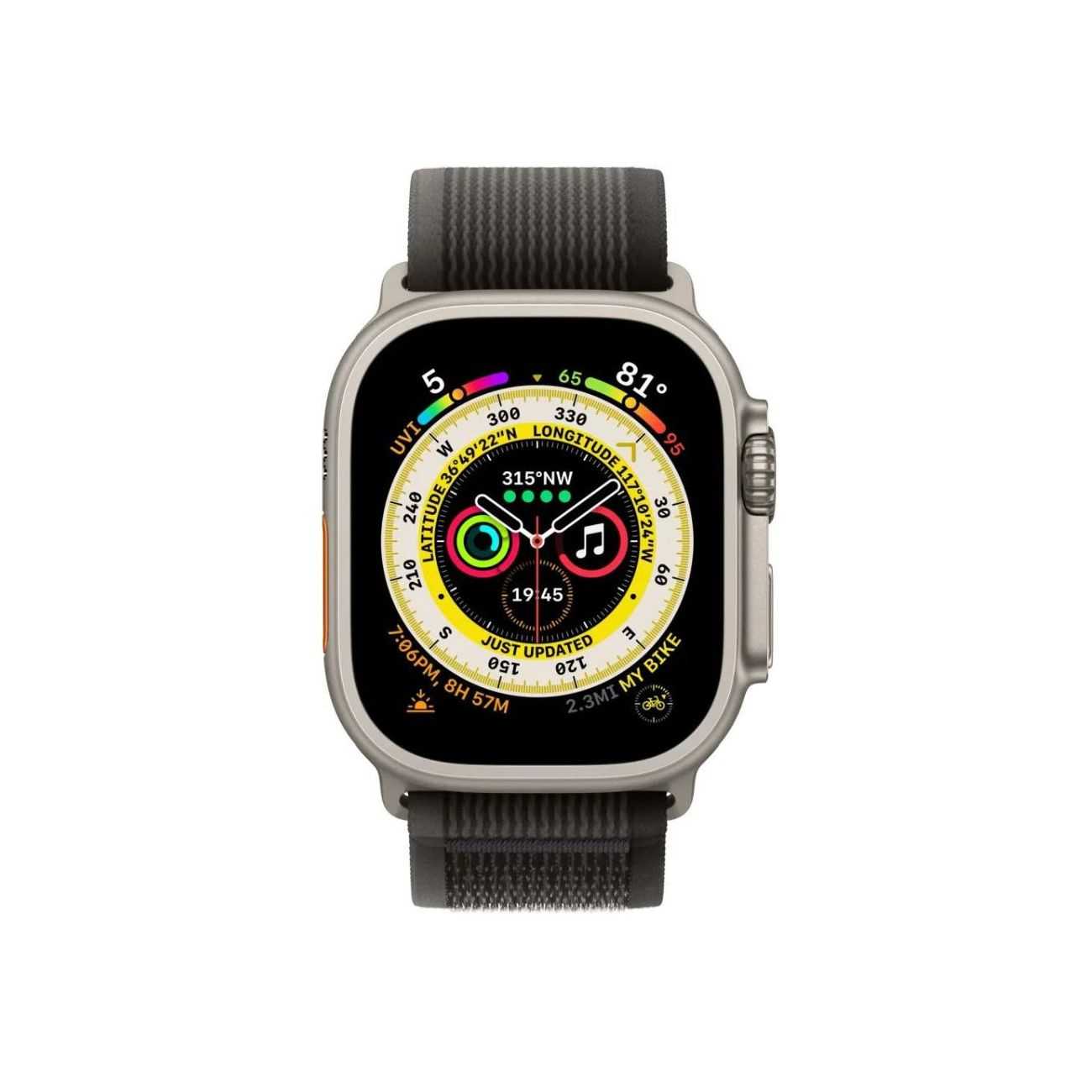 APPLE WATCH ULTRA + CELULAR 49MM TRAIL PRETO CINZA