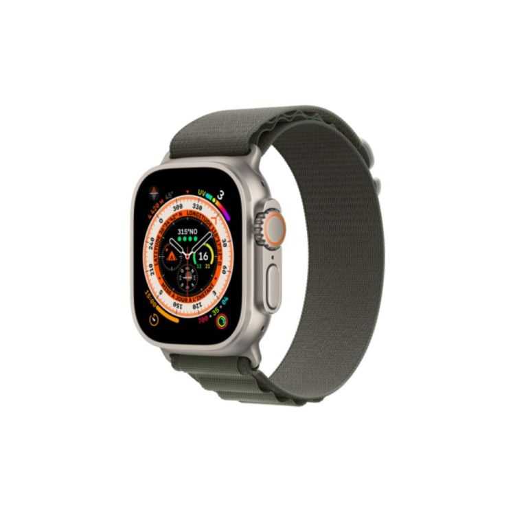 APPLE WATCH ULTRA GP S+CELL 49MM TITÂNIO VERDE ALPINO