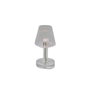 LAMPE A HUILE S DINING STRIEE 2896 TRANSPARENT