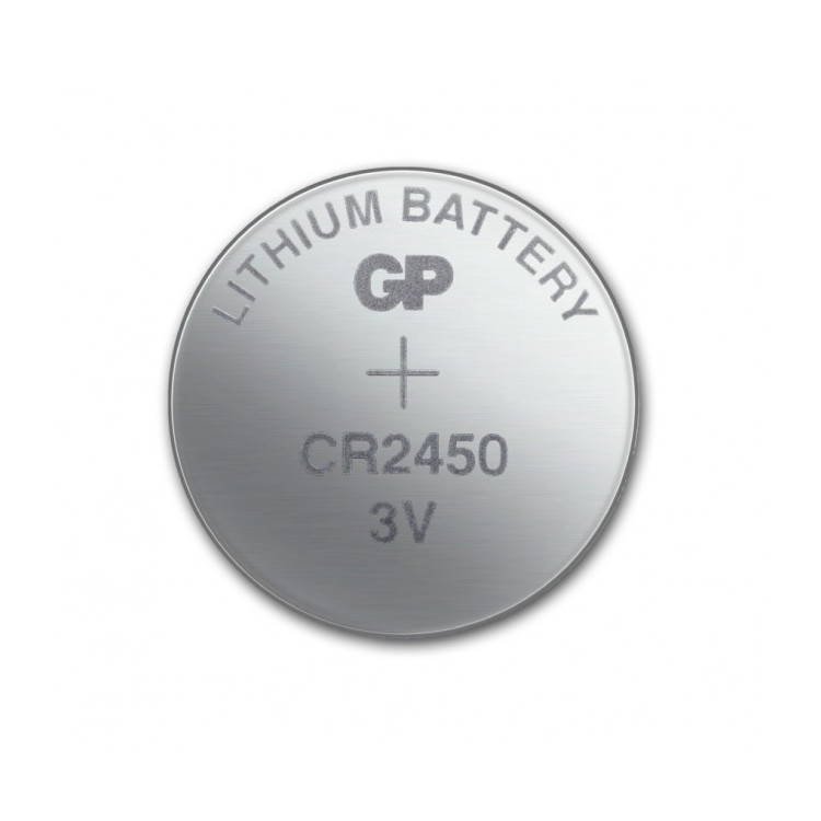 GP pile bouton, Lithium, CR2450, 2-p